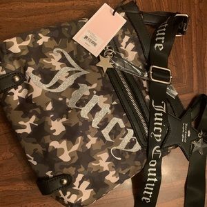 Juicy Couture Camo Star-Studded Crossbody Bag